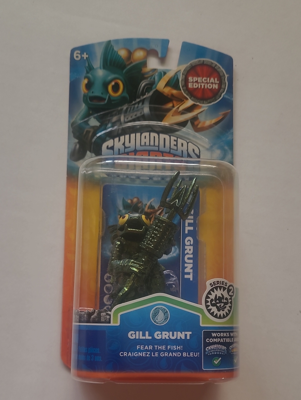 Skylanders Giants - Metallic Green Gill Grunt (Special Edition) - New